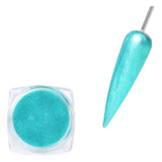 Aqua Green Chrome Powder