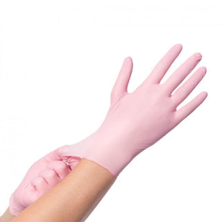 Pink Nitrile Gloves