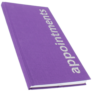 Purple Appointment Book