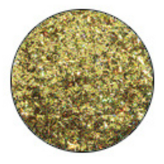 Sliced Glitter Hologram Gold