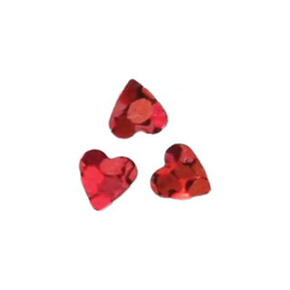 Glitter Hearts Red