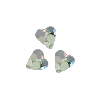 Glitter Hearts Silver